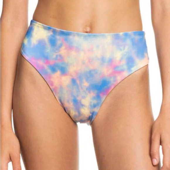 Roxy pop Surf mid waist bikini bottoms NWT L - Picture 1 of 12